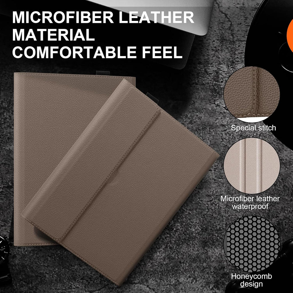 Funda para Surface Pro 9/10/11 de 13 pulgadas 2022/2024, color marrón grisáceo