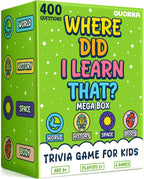 Quokka Juegos de preguntas para niños - 4 Set Mundo, Espacio, Historia y