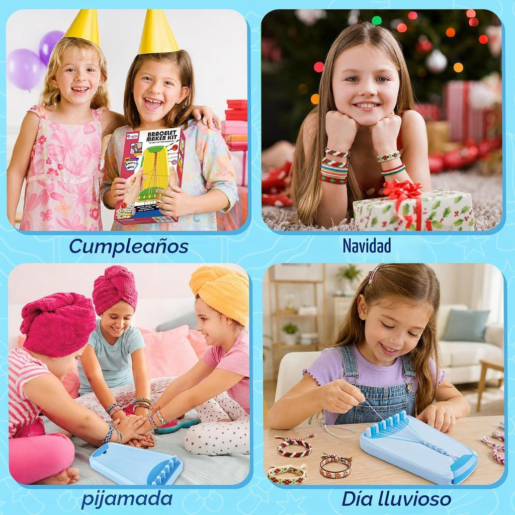 CEUCAL Kit de fabricación de pulseras para niñas de 8 a 12 años - Kit de
