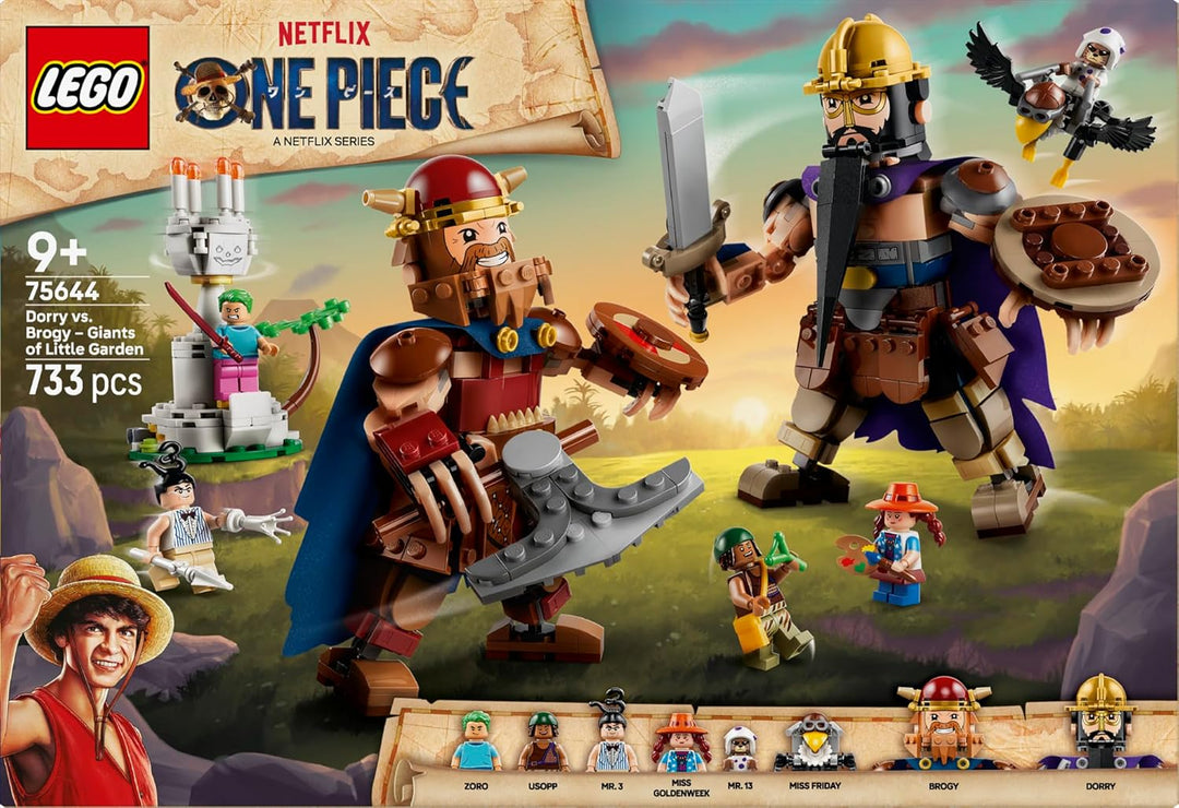 LEGO ONE PIECE Dorry vs. Brogy - Giants of Little Garden - Juguete...