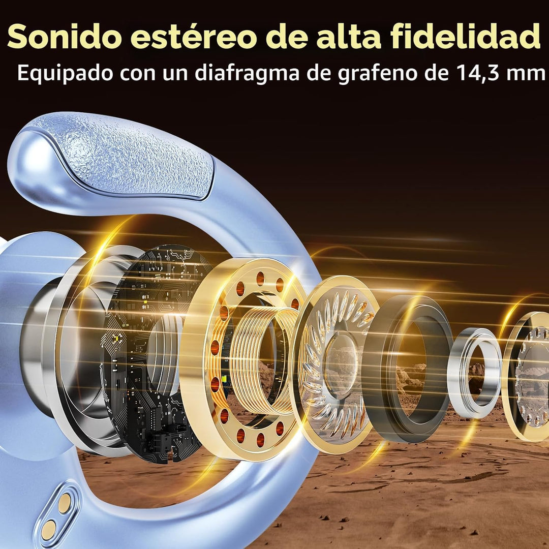 HAOYUYAN Auriculares inalámbricos, auriculares Bluetooth, auricular...