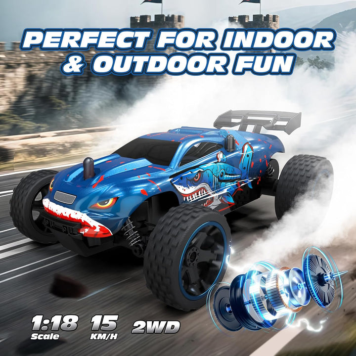 Tecnock Coches RC para Niños, Coche RC 2WD a Escala 1:18 con Carga...