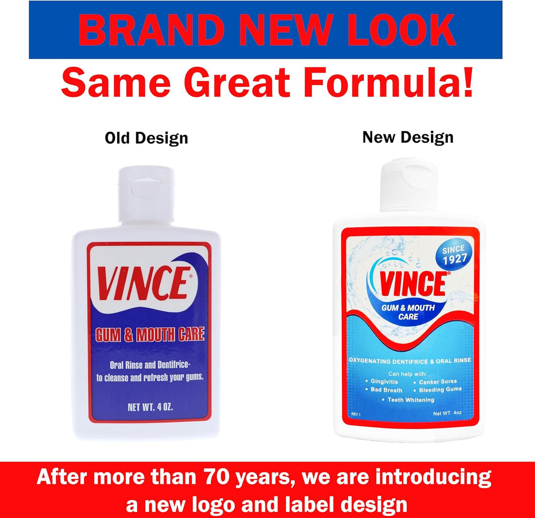 Vince Oxigenated Dentifrice - Pasta de dientes y enjuague bucal 2 e...