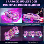 Coche de acrobacias RC con detección de gestos, 2.4 GHz 4WD coche de