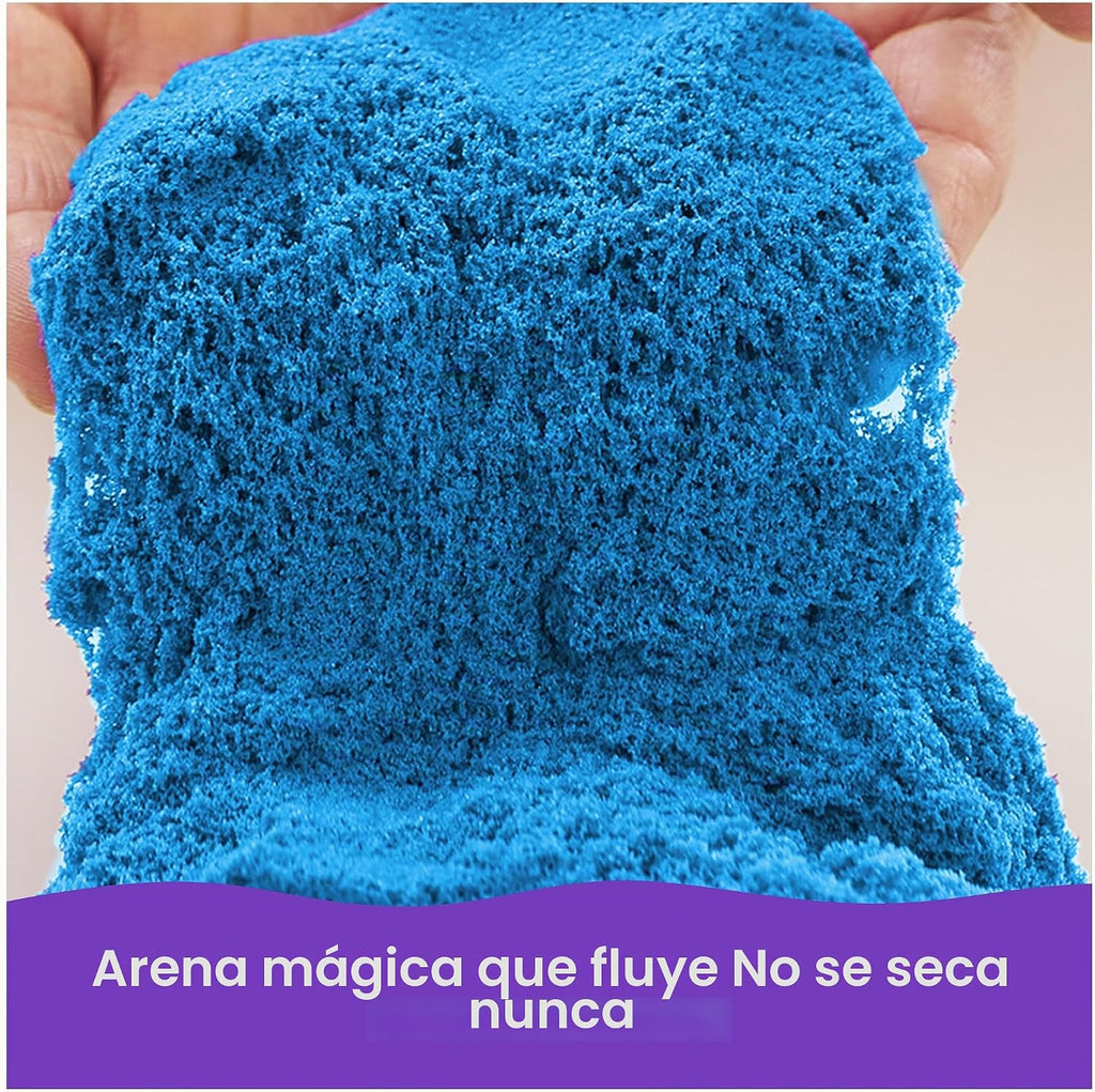 Kinetic Sand Castle Containers 10-Pack Moldable Sensory Toys, Ages 3+