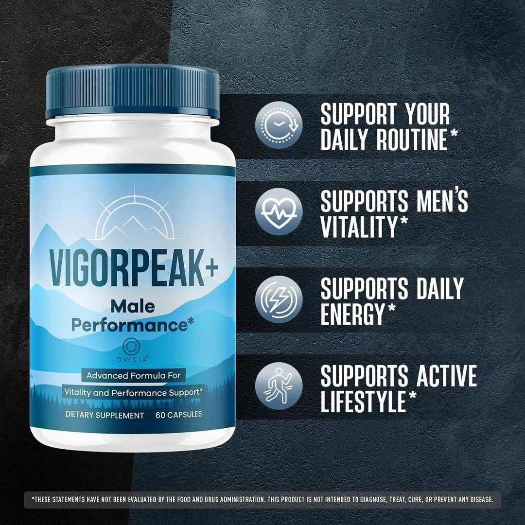 (Paquete de 5) Cápsulas Vigor Peak - Píldoras oficiales VigorPeak F...