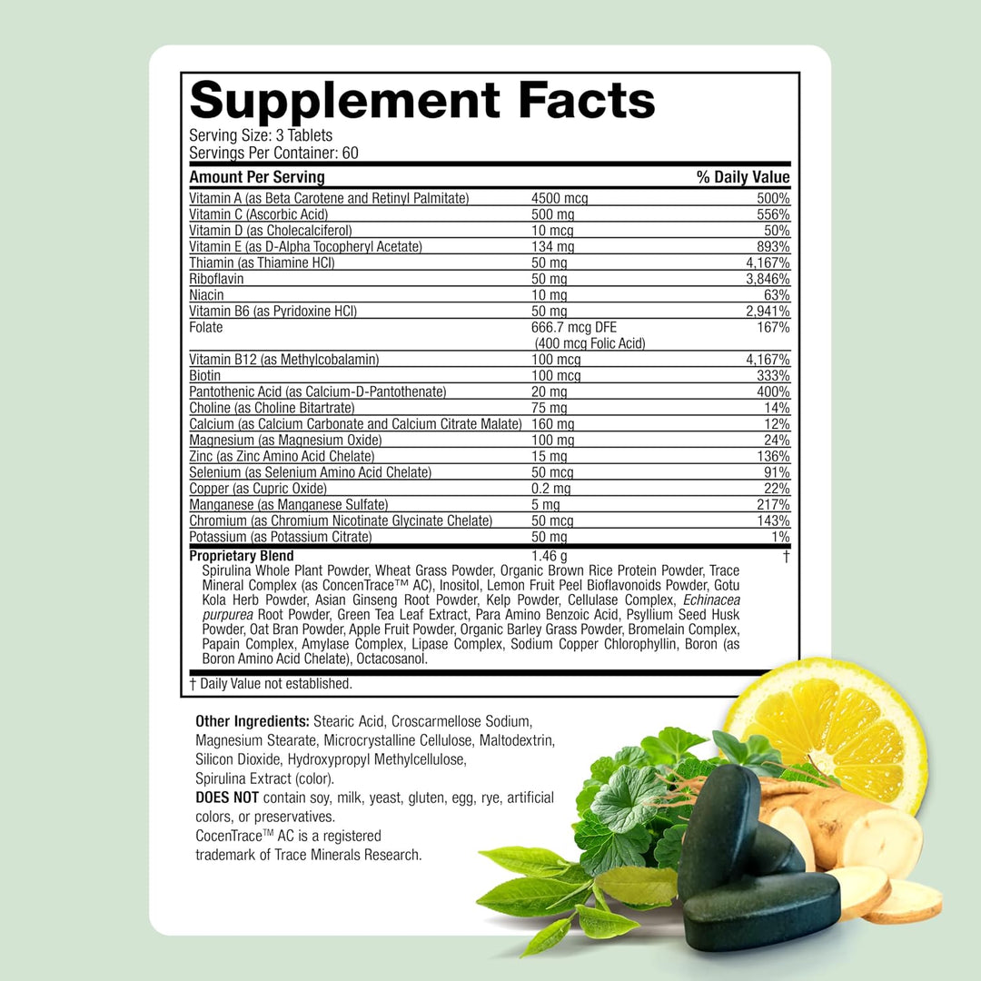Life's Fortune Suplemento multivitamínico y mineral integral pa...