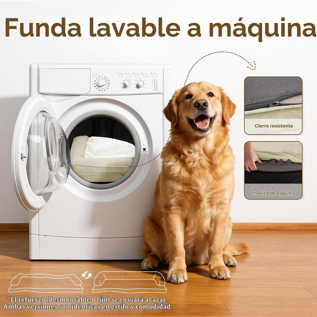 Comfort Expression Cama lavable con cojín para perros medianos a grandes