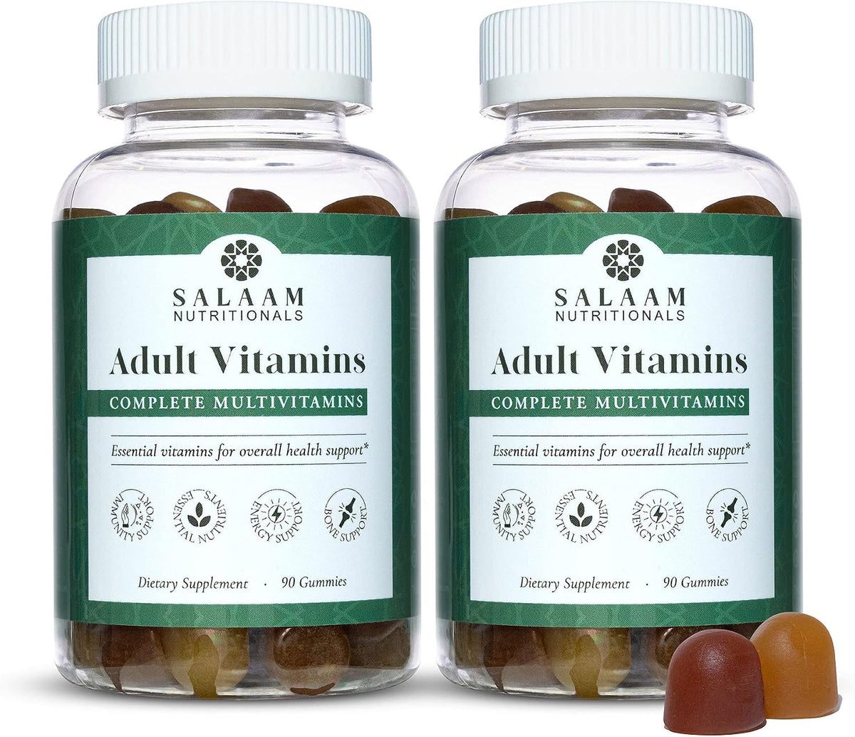 Salaam Nutritionals - Multivitaminas para adultos, gomitas de vitam...