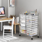 Lámpara Simple Houseware Carrito utilitario con ruedas de 15 cajones