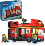 LEGO City Red - Juego de vehículos de juguete de autobús