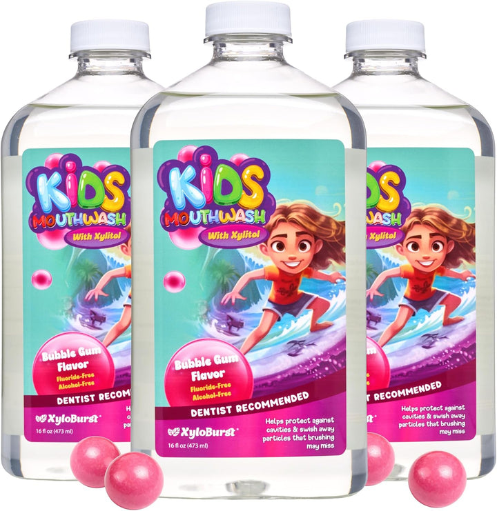 Xyloburst Oral Rinse Kids Enjuague Bucal - Enjuague bucal con xilit...