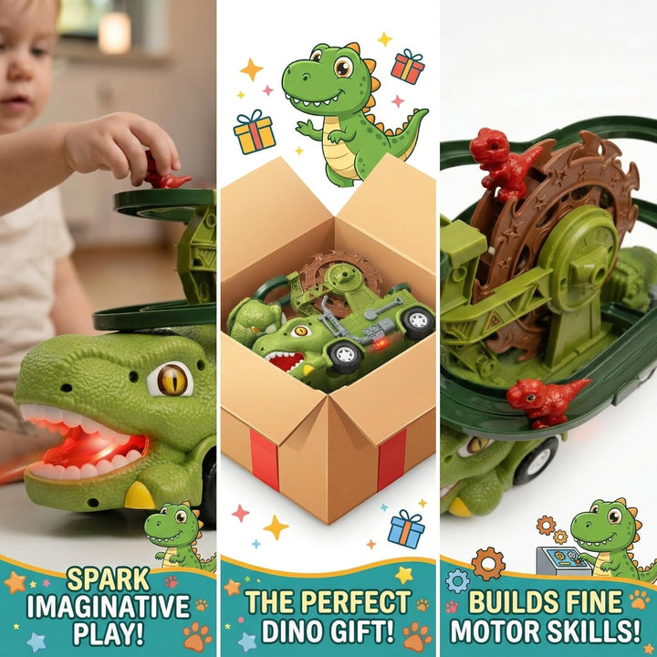 Juguete de camión de dinosaurio para niños de 3, 4, 5, 6, 7 y 8 año...