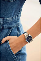 Citizen Reloj clásico Eco-Drive para mujer, acero inoxidable