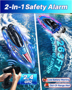 Barco a control remoto para niños, 25 MPH sin escobillas RC Boat