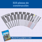 Thames & Kosmos Ingeniería Estructural: Puentes y Rascacielos | Kit de Ciencia e Ingeniería | Construir 20 modelos | Aprende sobre fuerza, carga, compresión, tensión | Ganador del premio de oro