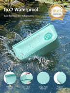niphean Riñonera impermeable IPX7, bolsa seca magnética con cierre de una