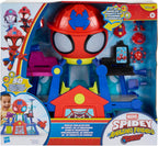 Marvel Spidey y sus increíbles amigos Rescue-Webs Web-Quarters Playset