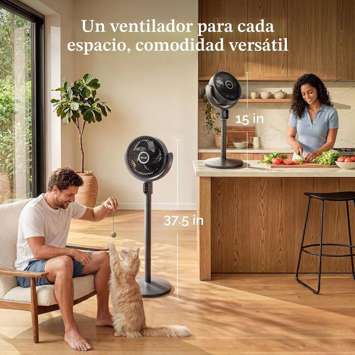 LEVOIT Ventilador de pie para dormitorio, ventilador de pedestal os...