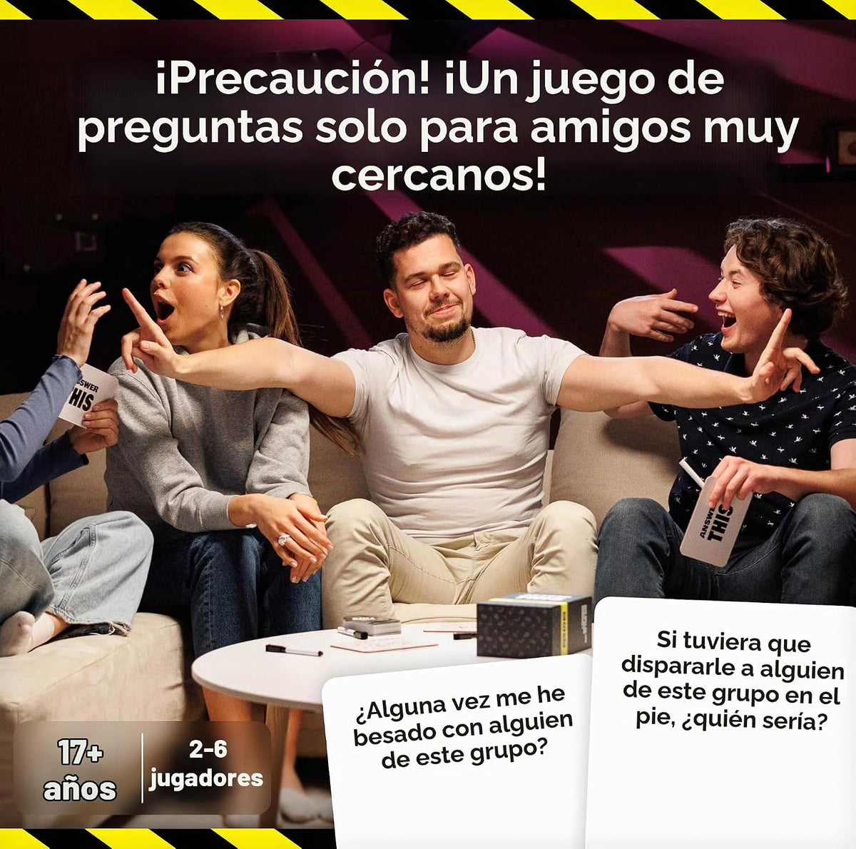 Responde esto - ¿Qué tan bien conoces a tus amigos cercanos? - Divertido juego de cartas de fiesta para adultos - Tarjetas de conversación geniales para una noche de juegos