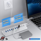 intpw, YH9AC, hub USB 3.2 de 13 puertos, alimentado