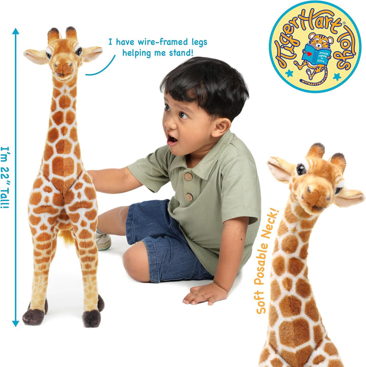 TigerHart Jocelyn La Jirafa - Peluche Animal de 22 Pulgadas