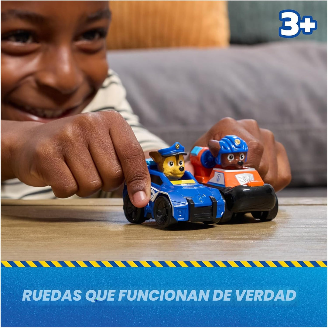 PAW Patrol Búsqueda y rescate, Pup Squad Racers, paquete de 6 vehíc...