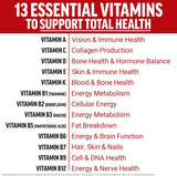 Force Factor Multivitamínico Test X180, multivitamínico de apoyo de...