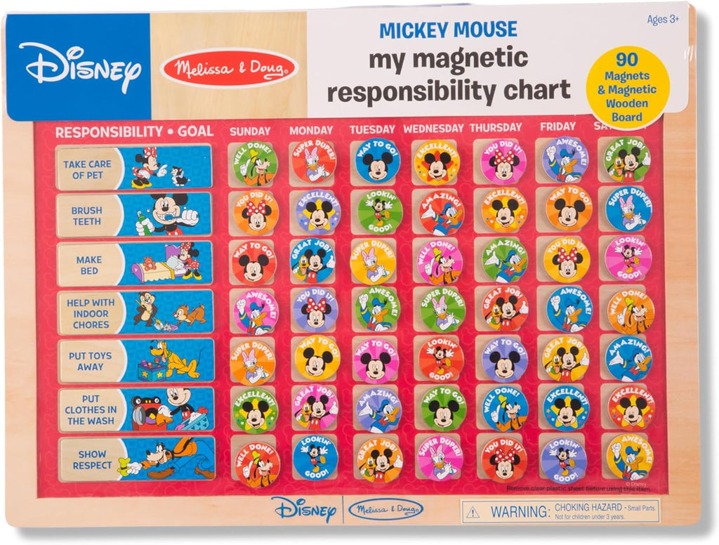 Mi gráfico magnético de responsabilidad Melissa & Doug Disney Mickey Mouse Clubhouse