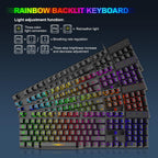 Teclado y mouse para juegos auriculares alfombrilla de