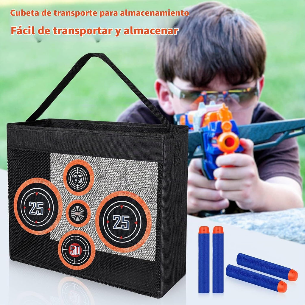 1000 unidades de munición, Dardos de recambio para Nerf N-Strike Elite Series, munición a granel compatible para Nerf Party con bolsa de práctica de tiro portátil y objetivo de malla