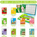 Juguetes de libro de piano para niños, 20 teclas, teclado para niños, juguetes musicales, regalos para niños y niñas de 3, 4 y 5 años