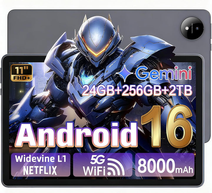 Tableta Android 16 con Gemini AI con tasa de refresco de 90Hz, 11 p...