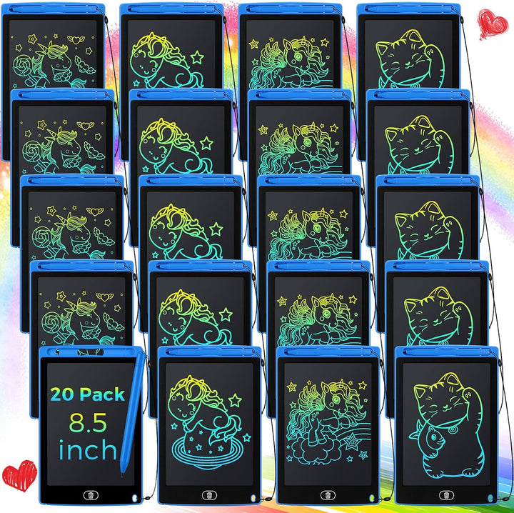 Zhehao Paquete de 20 tabletas de escritura LCD para niños: tableros...