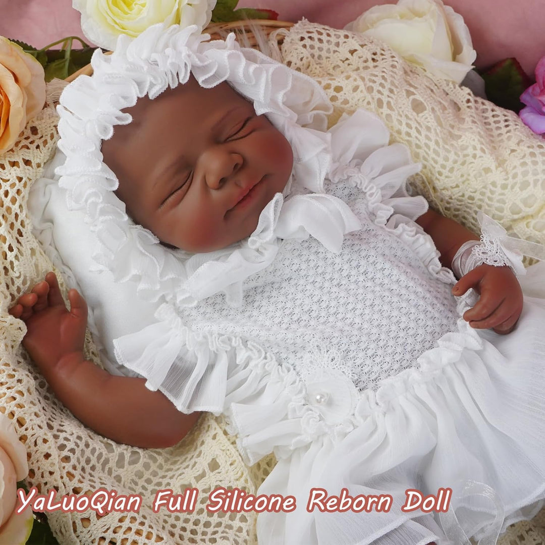 YaLuoQian Muñeca de bebé Reborn de silicona completa, niña recién n...