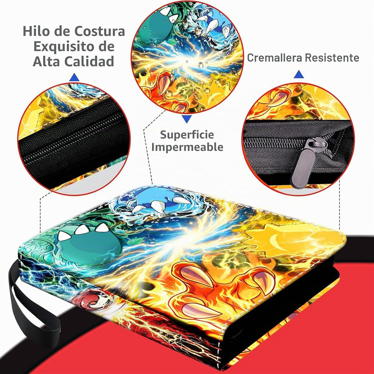 Carpeta de tarjetas coleccionables de 9 bolsillos para 900 tarjetas