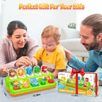 Juguetes emergentes para niños y niñas de 1 año, juguetes interactivos de causa y efecto con música y luz para bebés de 6 a 12 meses, regalos de Navidad y cumpleaños para bebés de 1 año