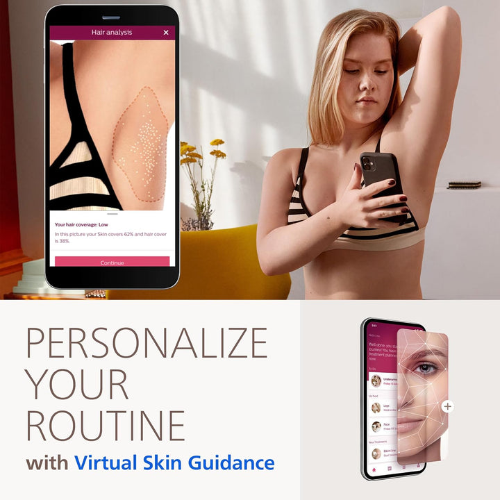 Philips Lumea IPL - Depilación láser tipo salón, dispositivo de red...