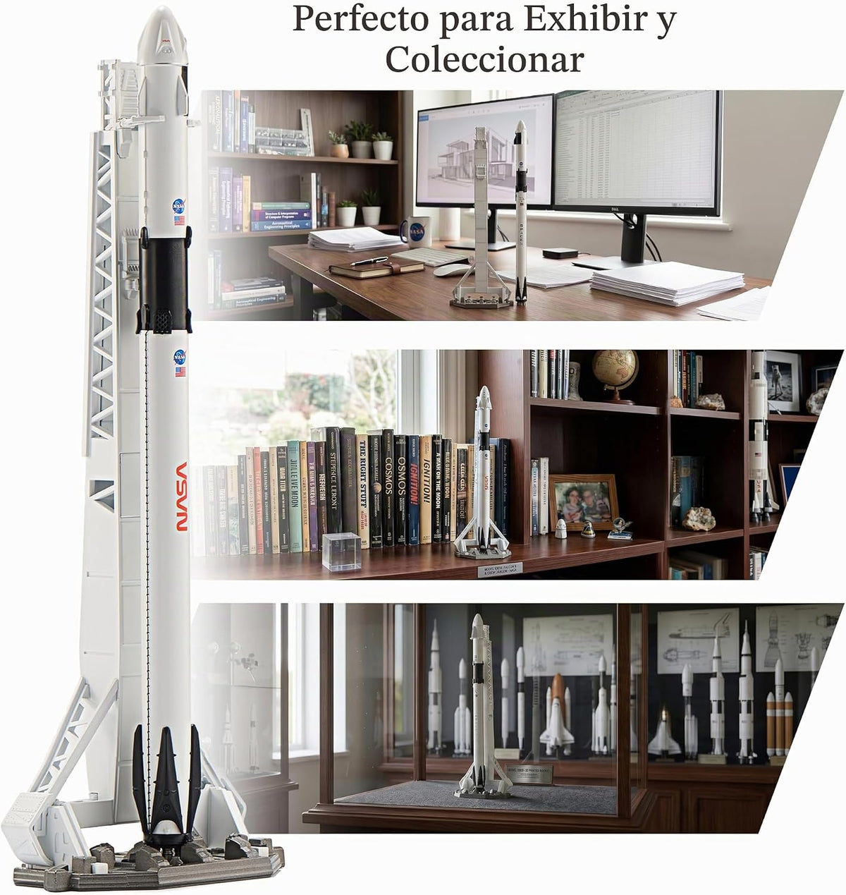 Falcon 9 Heavy W Launcher Tower Cohetes de fundición a presión
