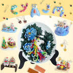72 Colores de Arcilla Polimérica Kit, DIY Joyería Manualidades Regalos para Principiantes