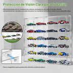 2 Pack Acrylic Display Case para Hot Wheels Storage 1/64 Scale