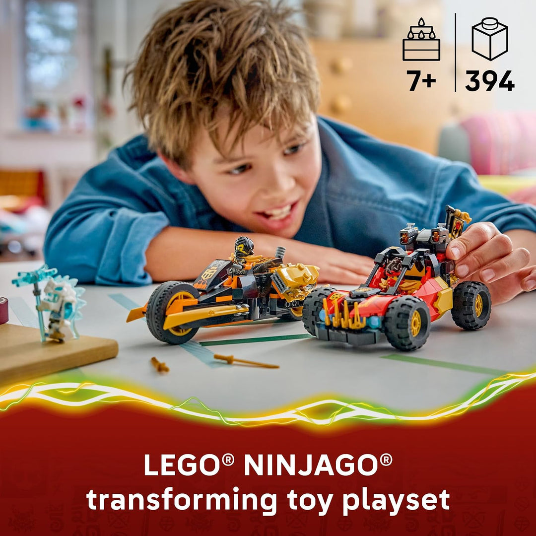 LEGO NINJAGO Vehículos Combinadores de Kai y Cole 71864 | Juguetes...