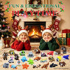Juego de 50 mini figuras de animales impresos en 3D, juguetes para ansiedad
