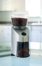 Molino de muelas cónicas Infinity marca Capresso, Acabado inoxidable