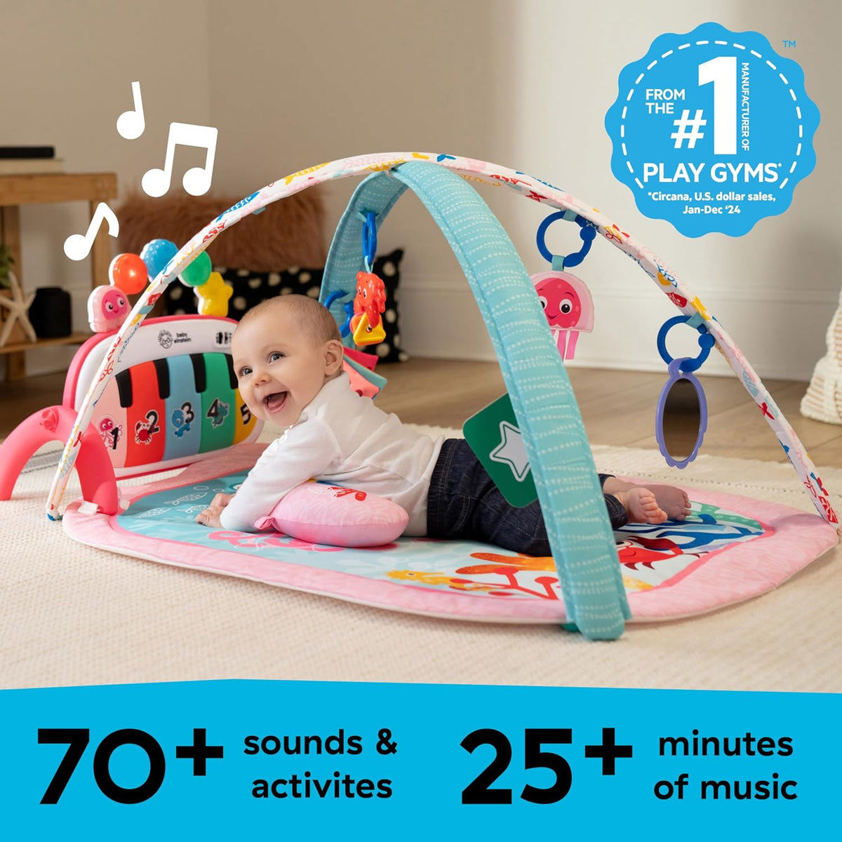 Baby Einstein Ocean Explorers 4 en 1 Kickin Tunes Jellyfish Jambore...