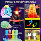 UNGLINGA 300+ Experiments Science Kit para Kids Chemistry Set S.T.E.M Toys
