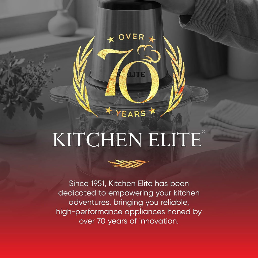 Kitchen Elite PowerChop - Procesador de alimentos de 8 tazas