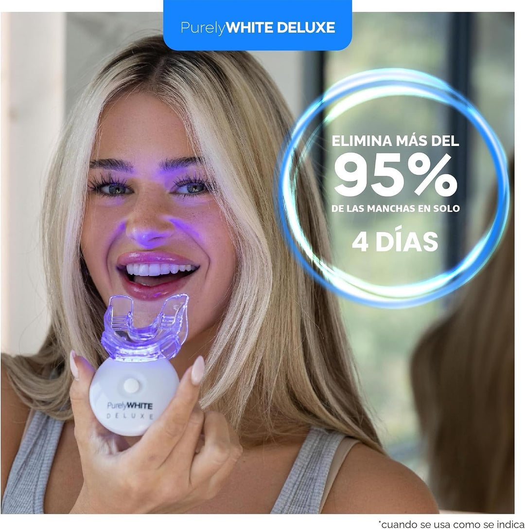 PurelyWHITE DELUXE Kit de blanqueamiento dental, blanqueamiento den...