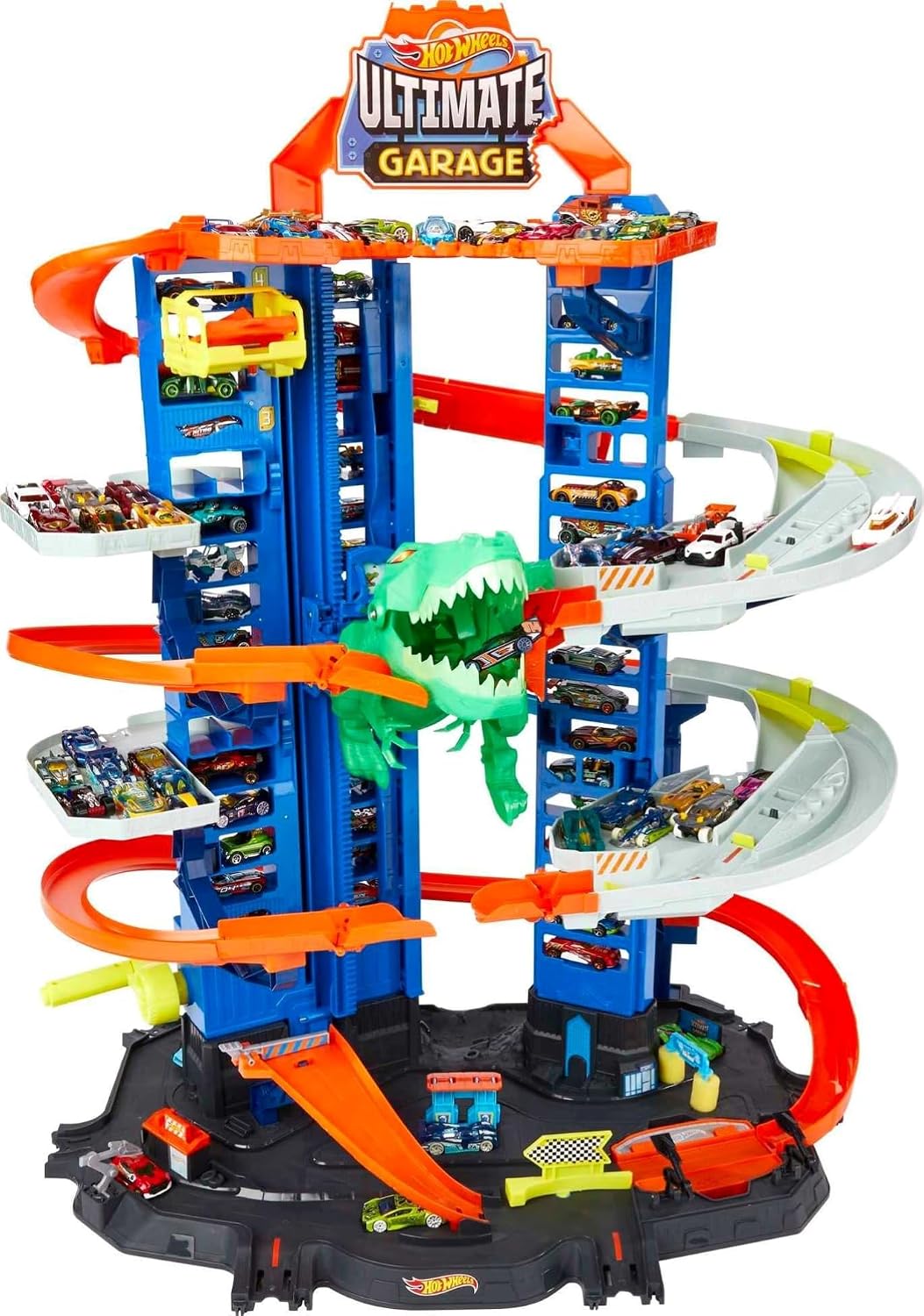 Hot Wheels Ultimate Garage Track Playset & 2 1:64 Scale Toy Cars​​​​