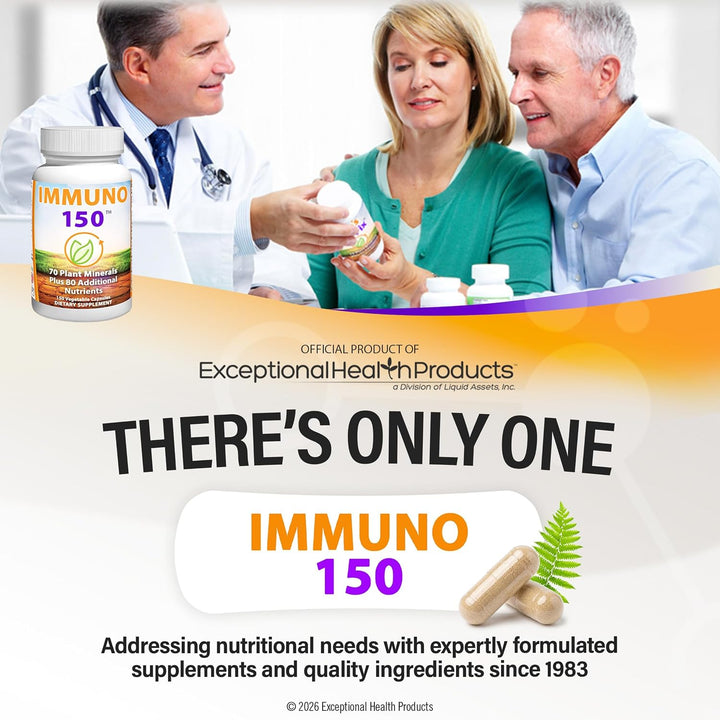 Immuno 150, suplemento para el sistema inmune, repleto de 70 minera...